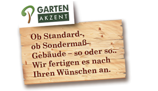 Gartenhaus - Garten-akzent Logo