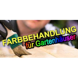 Die richtige Farbbehandlung für Gartenhäuser
