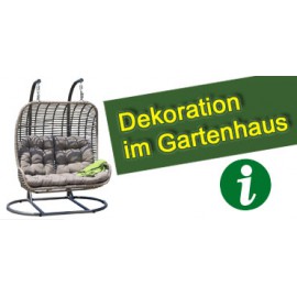 Gartenhaus im Garten in Szene setzen