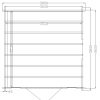 Gartenhaus VIKTORIA - 3,8 x 3,8m mit Boden