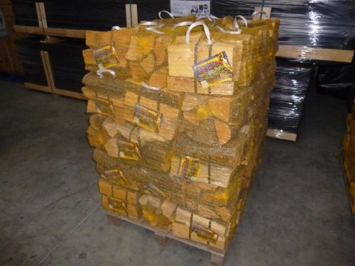 70 x HT* Premium Netz Sack ca. 7,5kg Kaminholz, Brennholz, HT-trocken