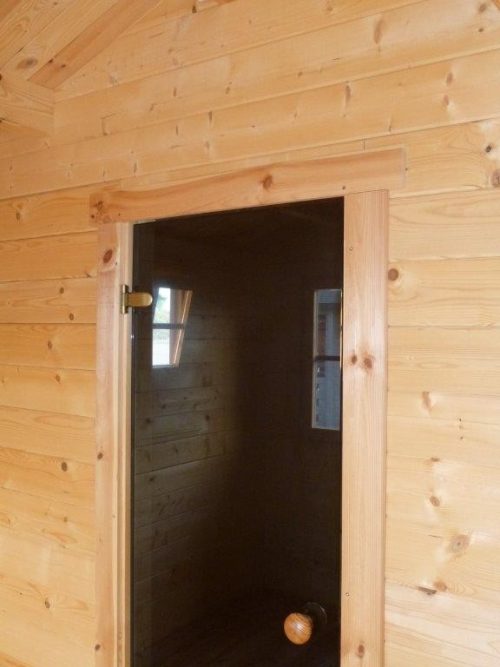 SUOMI-SAUNA - 3,00 x 4,50m mit 2 Räumen