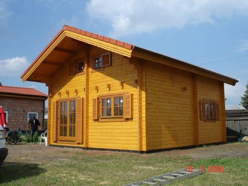 Wochenendhaus, Ferienhaus, Blockhaus ca. 38,0+38,0m² mit 6 Räumen in Erd- und Dachgeschoss TORNIO