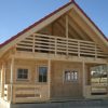 Blockhaus ZWIESEL 90mm-Wandstärke mit Terrasse und Balkon – Bild 7