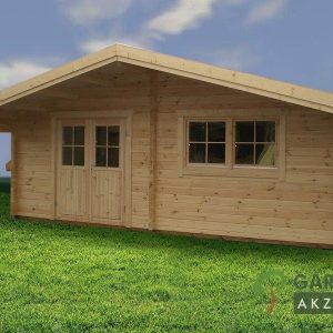 Gartenhaus GRANDO - 6,0 x 6,0m mit 3 Räumen 