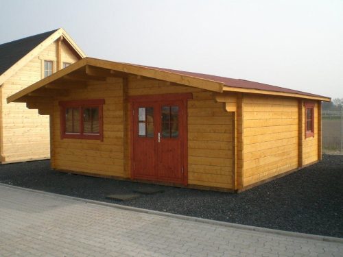 Gartenhaus GRANDO - 6,0 x 6,0m mit 3 Räumen