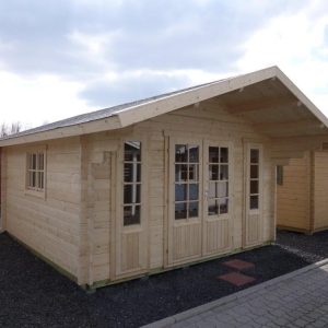 Gartenhaus CAPRI - 4,18 x 4,18m mit Boden 