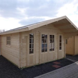 Gartenhaus CAPRI - 4,18 x 4,18m mit Boden