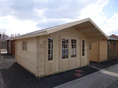 Gartenhaus CAPRI - 4,18 x 4,18m mit Boden