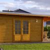 Gartenhaus MARCEL - 4,18 x 3,48m mit Schleppdach und Boden