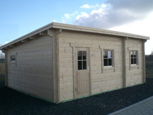 Gartenhaus MONACO - 6,20 x 5,20m mit 2 Räumen und Theke