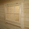 Gartenhaus EMILY 3,80x3,00m +1,2m Vordach mit 28mm - Fußboden
