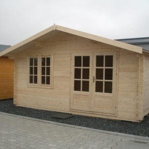 Gartenhaus DAVID 5,00 x 4,00m mit 28mm Fussboden