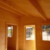 Gartenhaus LINGEN 5,00x3,80m mit 2 Räumen, Fußboden, Isolierverglasung