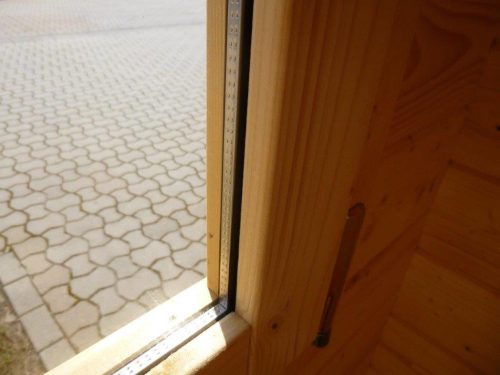 Gartenhaus LINGEN 5,00x3,80m mit 2 Räumen, Fußboden, Isolierverglasung