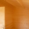 Gartenhaus LINGEN 5,00x3,80m mit 2 Räumen, Fußboden, Isolierverglasung