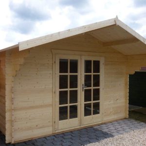 Gartenhaus RUBI - 3,8 x 3,0m mit Fußboden 