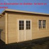 Gartenhaus FLORENZ - 5,75 x 3,20m mit Boden, Pultdach