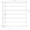Gartenhaus MARIO - 3,00 x 3,00m mit Boden