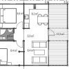 Wochenendhaus Ferienhaus Blockhaus 22,4m² mit lasierten Fenstern und Türen im Wunschfarbton