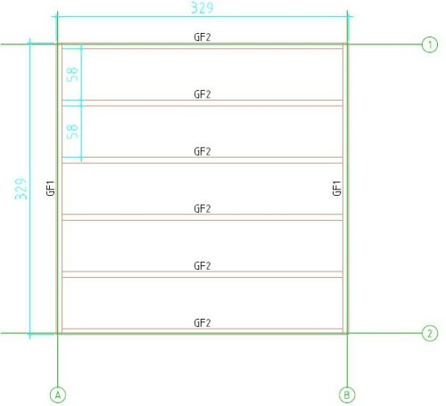 44mm Wandstärke Gartenhaus VIOLA 3,5 x 3,5m