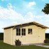 44mm Wandstärke Gartenhaus FLENSBURG 5,0 x 3,2m