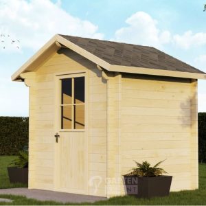 44mm Gartenhaus WILSUM 2,2 x 2,0m mit Boden und Isolierverglasung