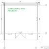 44mm Gartenhaus DIVA 5,00 x 4,50m