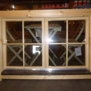 Doppelfenster Doppel-, Isolierglas 1380x880mm 