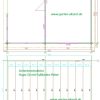 Gartenhaus HUGO 54 - 5,0 x 4,0m + 3m Terrasse und Fußboden-Paket
