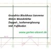 44mm Blockhaus mit 2 Räumen SANREMO, Pultdach, Fußboden, Doppel-, Isolierverglasung