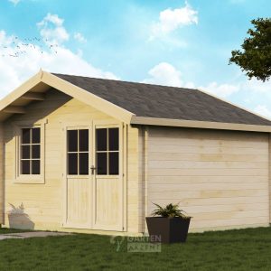 Gartenhaus ROBIN - 4,00 x 4,00m mit Boden 
