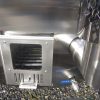 Jacuzzi Badezuber Whirlpool Holz Hot Tub mit internem Ofen inkl. Pumpe, Leiter, Glasfaser-Einsatz und Deckel in grau