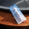 Jacuzzi Badezuber Whirlpool Holz Hot Tub mit internem Ofen inkl. Pumpe, Leiter, Glasfaser-Einsatz und Deckel in grau