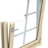 Holzgarage Garage B-70 inkl. - Fenster