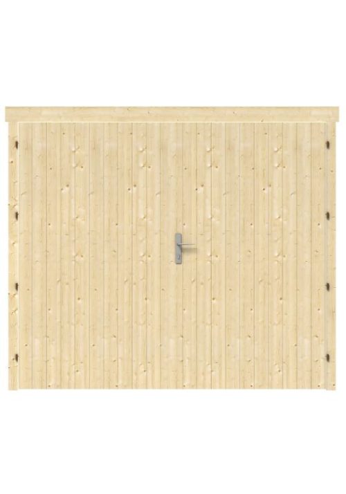 Doppelgarage aus Holz - 2x Holz-Garagentor