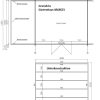 Gartenhaus MARCEL - 4,18 x 3,48m mit Schleppdach und Boden