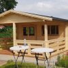 Gartenhaus HUGO 55 - 5,0 x 5,0m + 3m-Veranda
