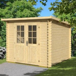 Gartenhaus Gerätehaus GLORIA-D 2,90x2,90m inkl. 18mm Fußboden 