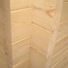 44mm Gartenhaus LIVORNO mit Fußboden, Doppel-, Isolierverglasung
