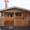 Gartenhaus HUGO 55 - 5,0 x 5,0m + 3m-Veranda