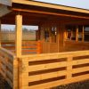 Gartenhaus HUGO 55 - 5,0 x 5,0m + 3m-Veranda
