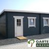 Gartenhaus MONACO - 6,20 x 5,20m mit 2 Räumen und Theke