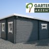Gartenhaus MONACO - 6,20 x 5,20m mit 2 Räumen und Theke