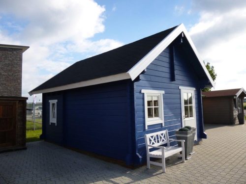 Wochenendhaus, Ferienhaus, Blockhaus mit 2 Räumen und Schlafboden SAMANTHA – Bild 3