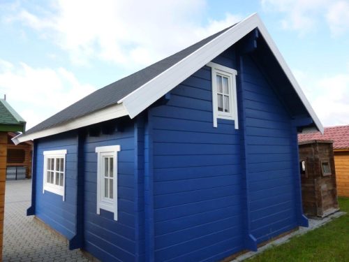 Wochenendhaus, Ferienhaus, Blockhaus mit 2 Räumen und Schlafboden SAMANTHA – Bild 4