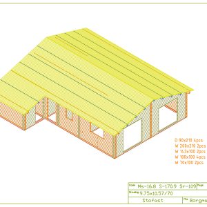 Wochenendhaus, Ferienhaus, Blockhaus ca. 85,0m² mit 5 Räumen und Anbau HELSINKI