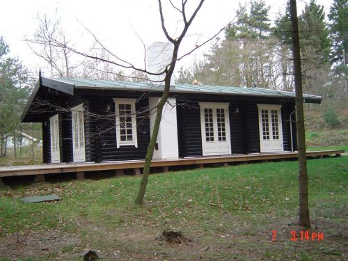 Rundholzhaus, Ferienhaus, Wochenendhaus, "nur Rundholz-Aufbausatz" MORIS-76m²  22cm Stammstärke
