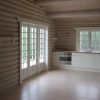 Rundholzhaus, Ferienhaus, Wochenendhaus, "nur Rundholz-Aufbausatz" MORIS-76m²  22cm Stammstärke – Bild 3