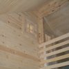 Blockhaus ZWIESEL 90mm-Wandstärke mit Terrasse und Balkon – Bild 4